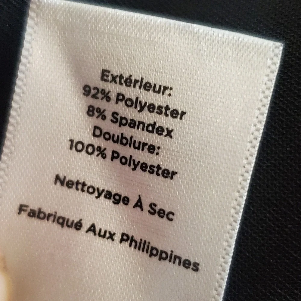 Talbots Petite Women's Black Dress Pants Size 16P Stretch Polyester Blend - Picture 6 of 15